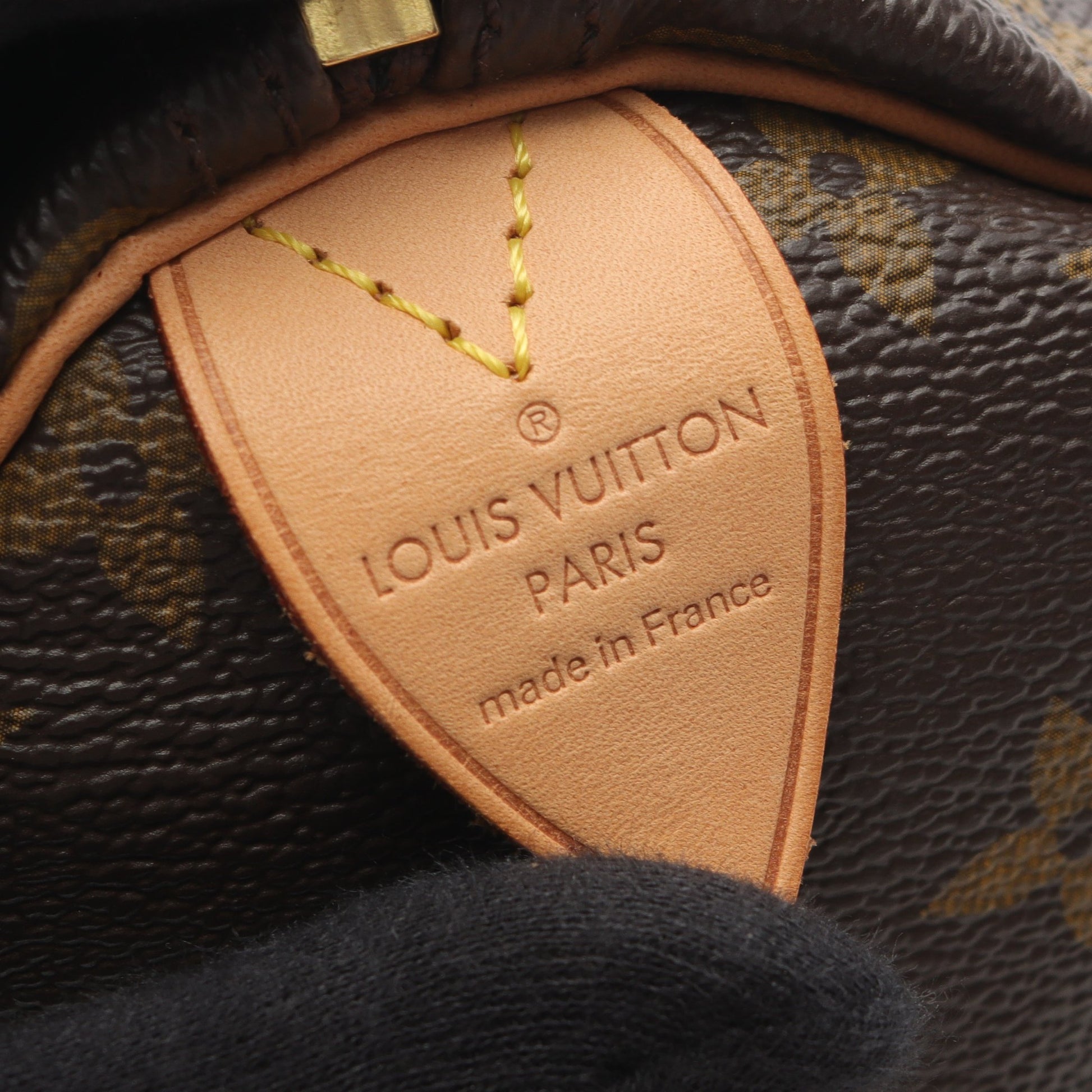 スピーディ30 モノグラム ハンドバッグ PVC レザー ブラウン ルイヴィトン バッグ LOUIS VUITTON