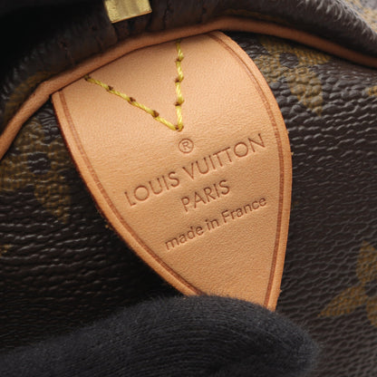 スピーディ30 モノグラム ハンドバッグ PVC レザー ブラウン ルイヴィトン バッグ LOUIS VUITTON