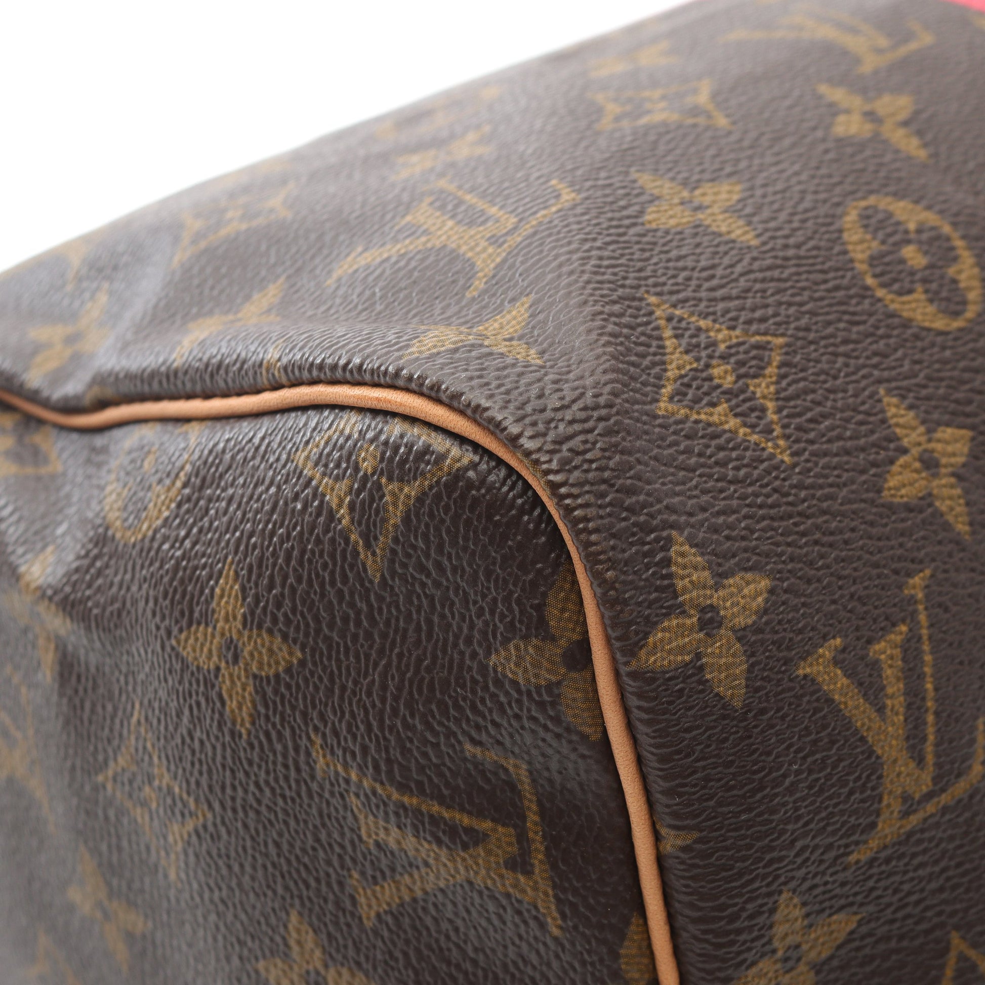スピーディ30 モノグラム ハンドバッグ PVC レザー ブラウン ルイヴィトン バッグ LOUIS VUITTON