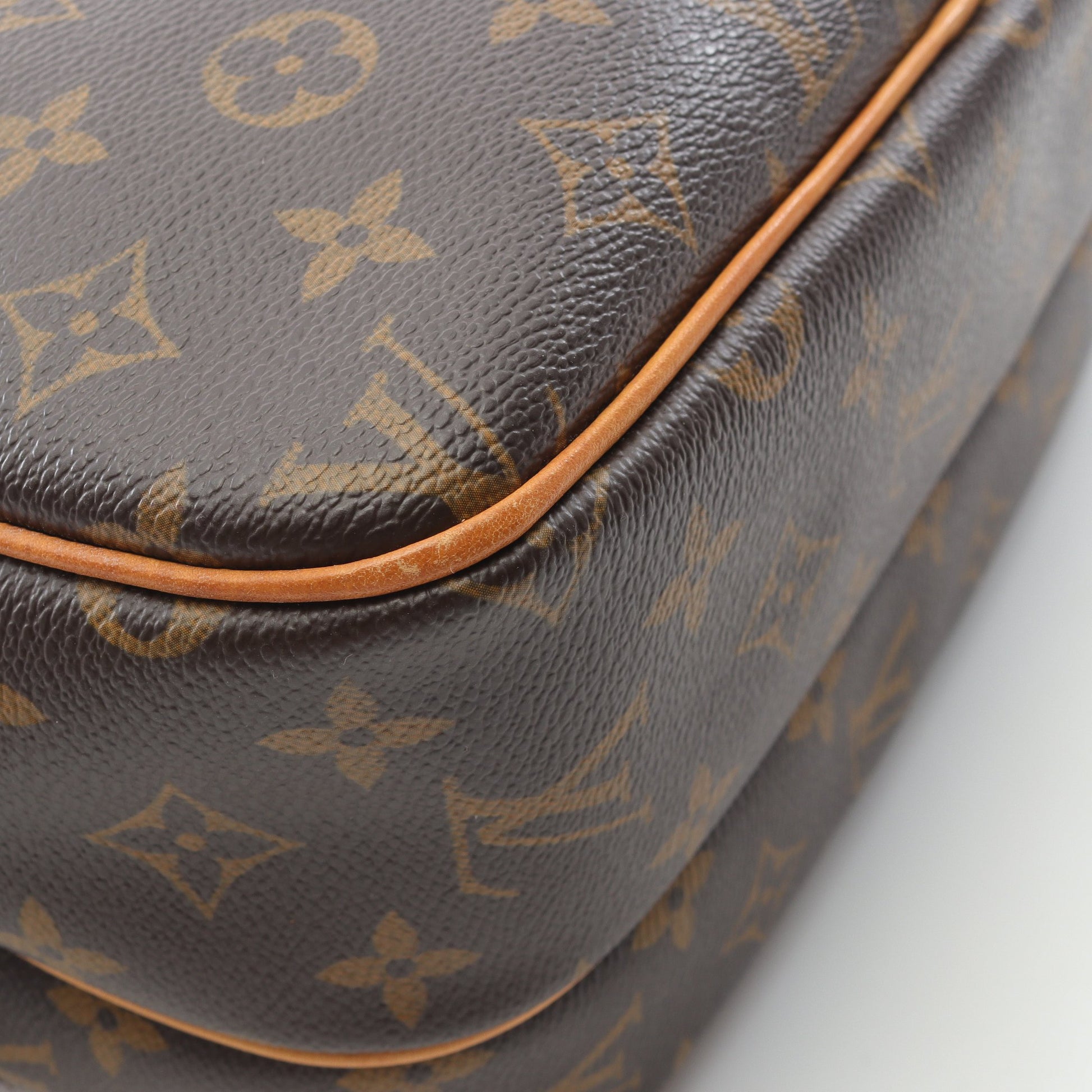 リポーターPM モノグラム ショルダーバッグ PVC レザー ブラウン ルイヴィトン バッグ LOUIS VUITTON