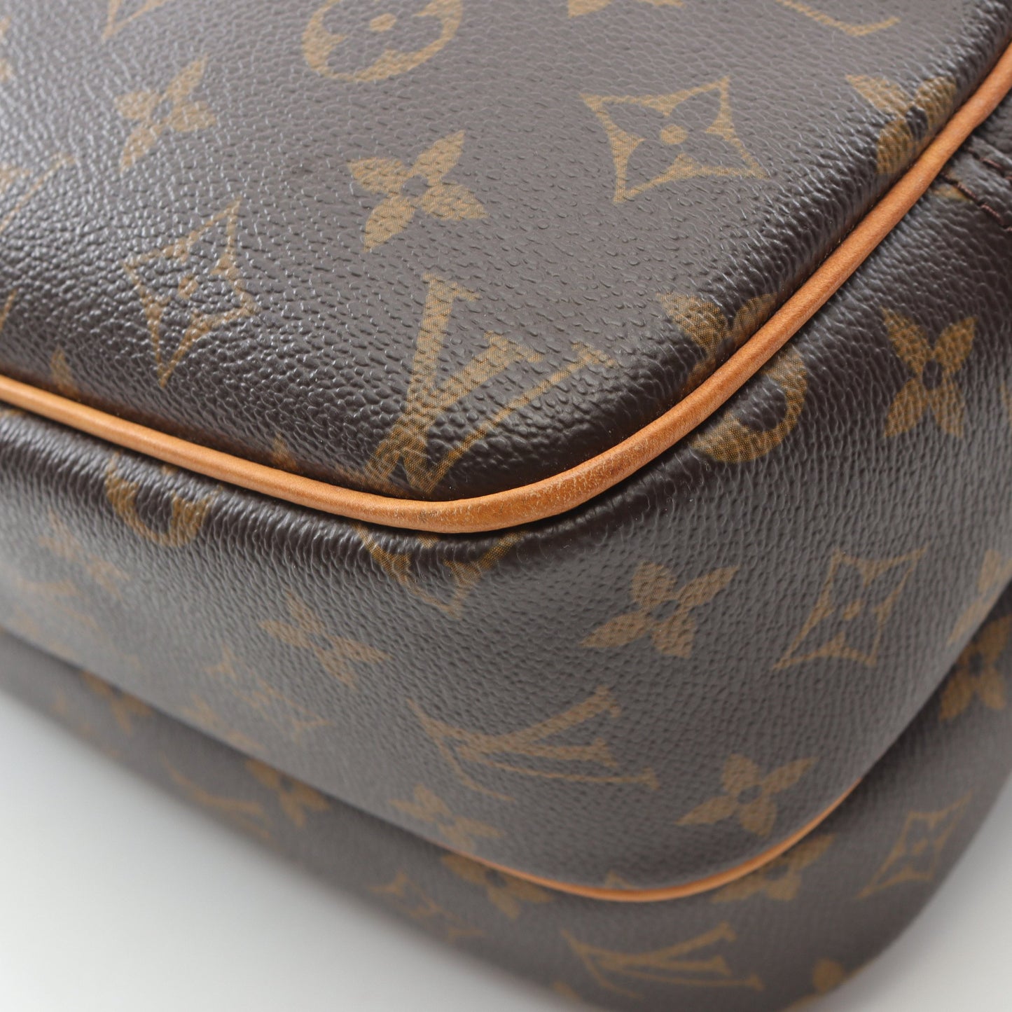 リポーターPM モノグラム ショルダーバッグ PVC レザー ブラウン ルイヴィトン バッグ LOUIS VUITTON