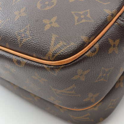 リポーターPM モノグラム ショルダーバッグ PVC レザー ブラウン ルイヴィトン バッグ LOUIS VUITTON