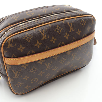 リポーターPM モノグラム ショルダーバッグ PVC レザー ブラウン ルイヴィトン バッグ LOUIS VUITTON