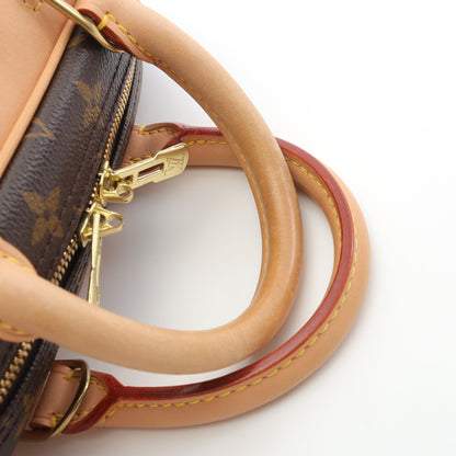 トゥルーヴィル モノグラム ハンドバッグ PVC レザー ブラウン ルイヴィトン バッグ LOUIS VUITTON