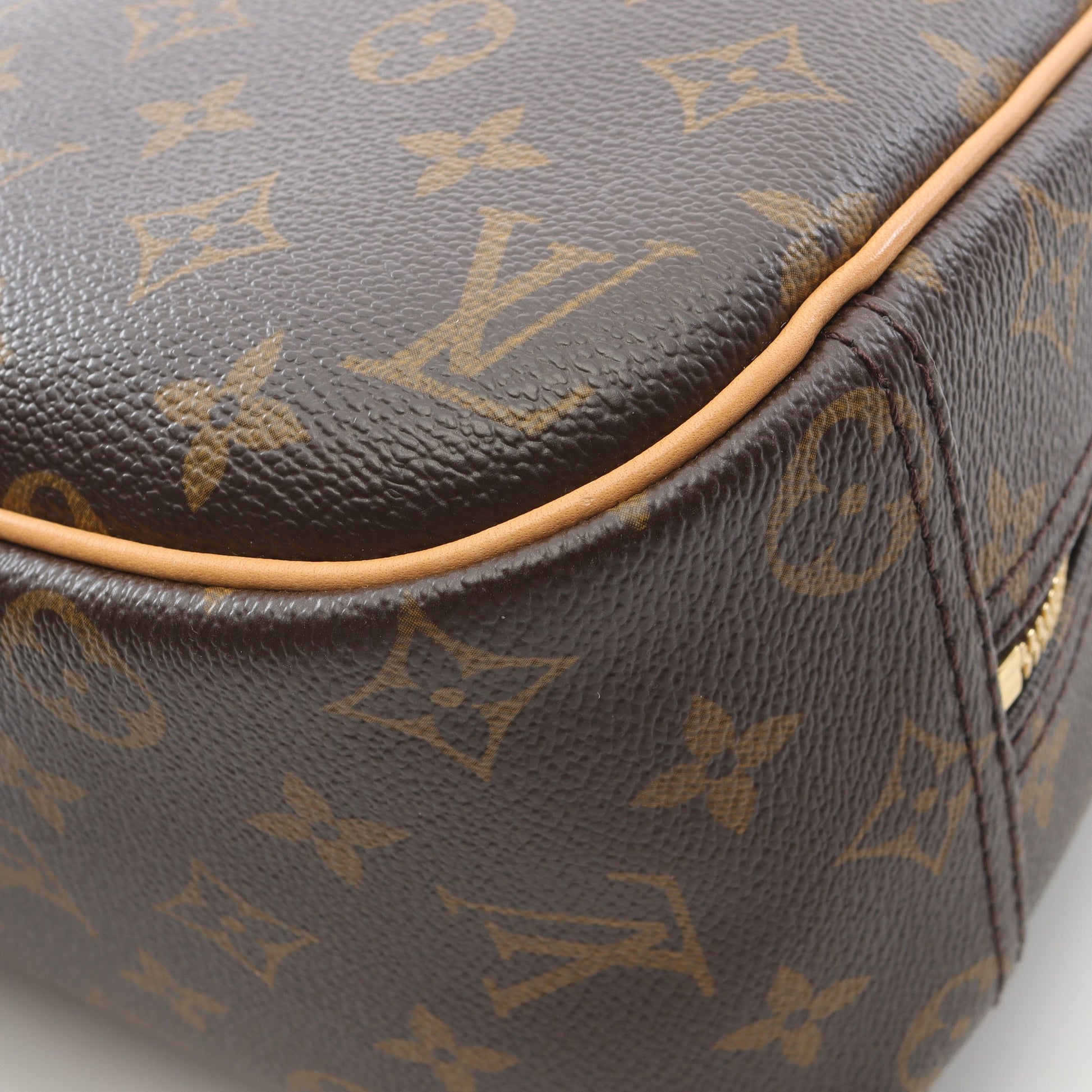 トゥルーヴィル モノグラム ハンドバッグ PVC レザー ブラウン ルイヴィトン バッグ LOUIS VUITTON