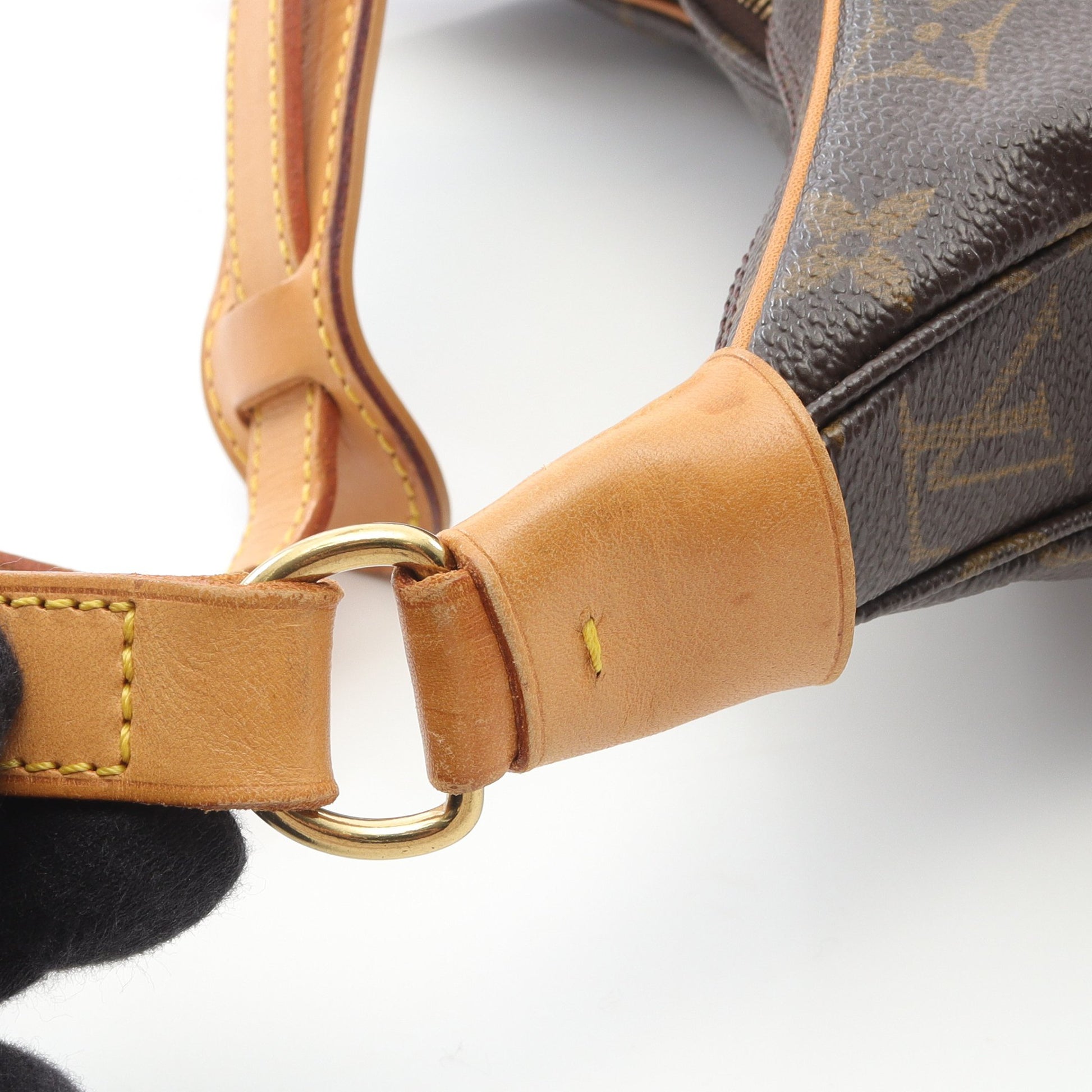 ブローニュPM モノグラム ショルダーバッグ PVC レザー ブラウン ルイヴィトン バッグ LOUIS VUITTON