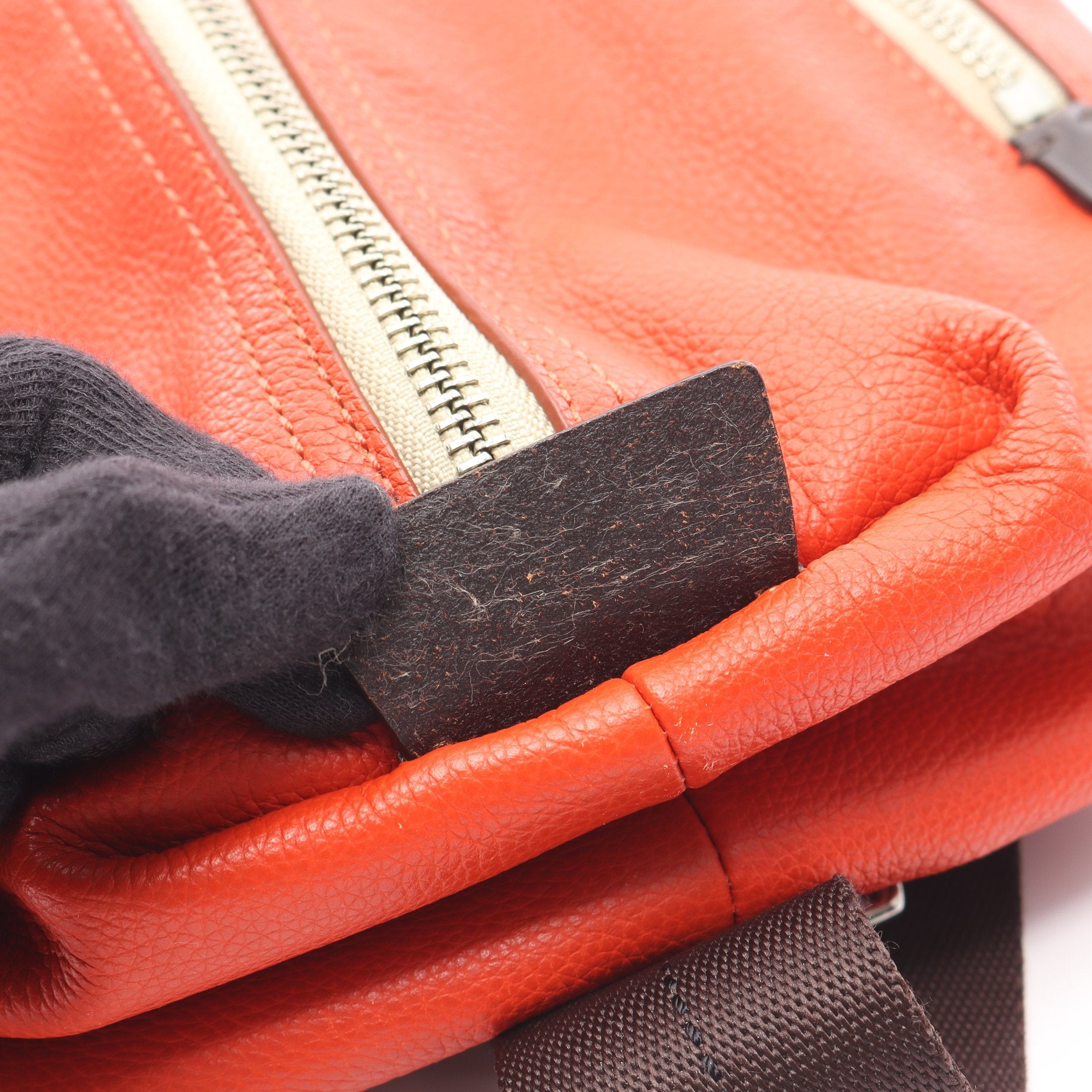 k1　コーチ　トンプソン レザースリング　オレンジ レザー ボディバッグ 送料無料 新品未使用 COACH コーチ メンズ ボディバッグ