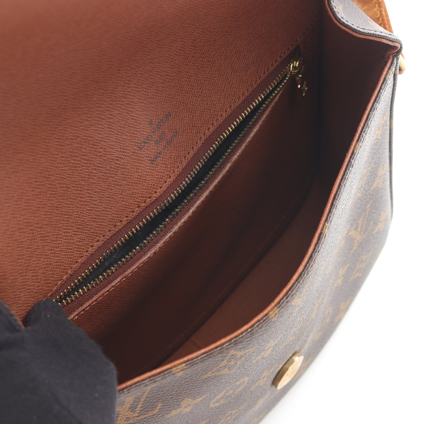 サンクルーGM モノグラム ショルダーバッグ PVC レザー ブラウン ルイヴィトン バッグ LOUIS VUITTON