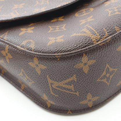 サンクルーGM モノグラム ショルダーバッグ PVC レザー ブラウン ルイヴィトン バッグ LOUIS VUITTON