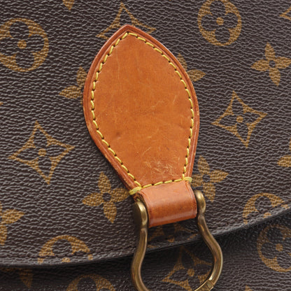 サンクルーGM モノグラム ショルダーバッグ PVC レザー ブラウン ルイヴィトン バッグ LOUIS VUITTON