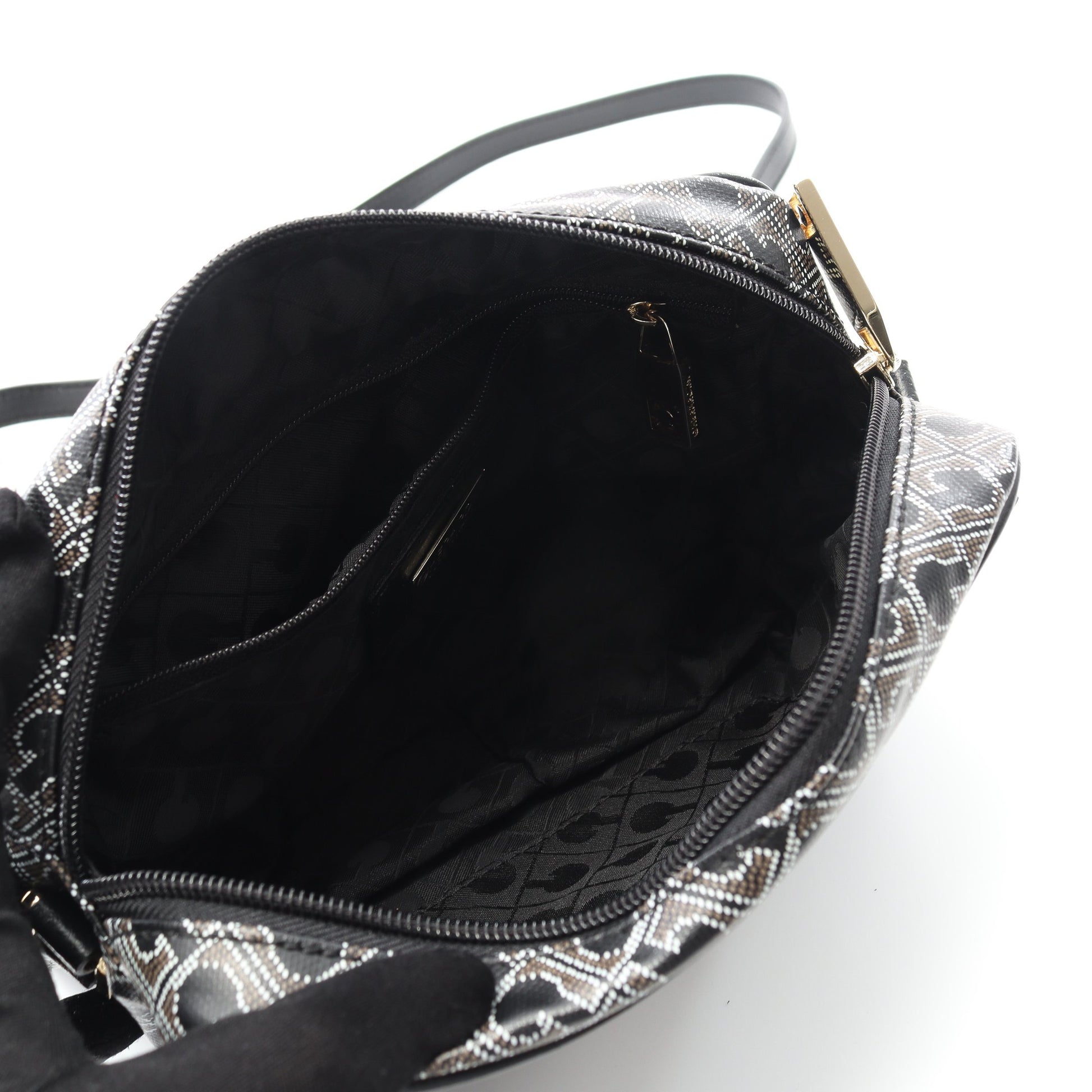 ショルダーバッグ PVC レザー ブラック ゲラルディーニ バッグ GHERARDINI