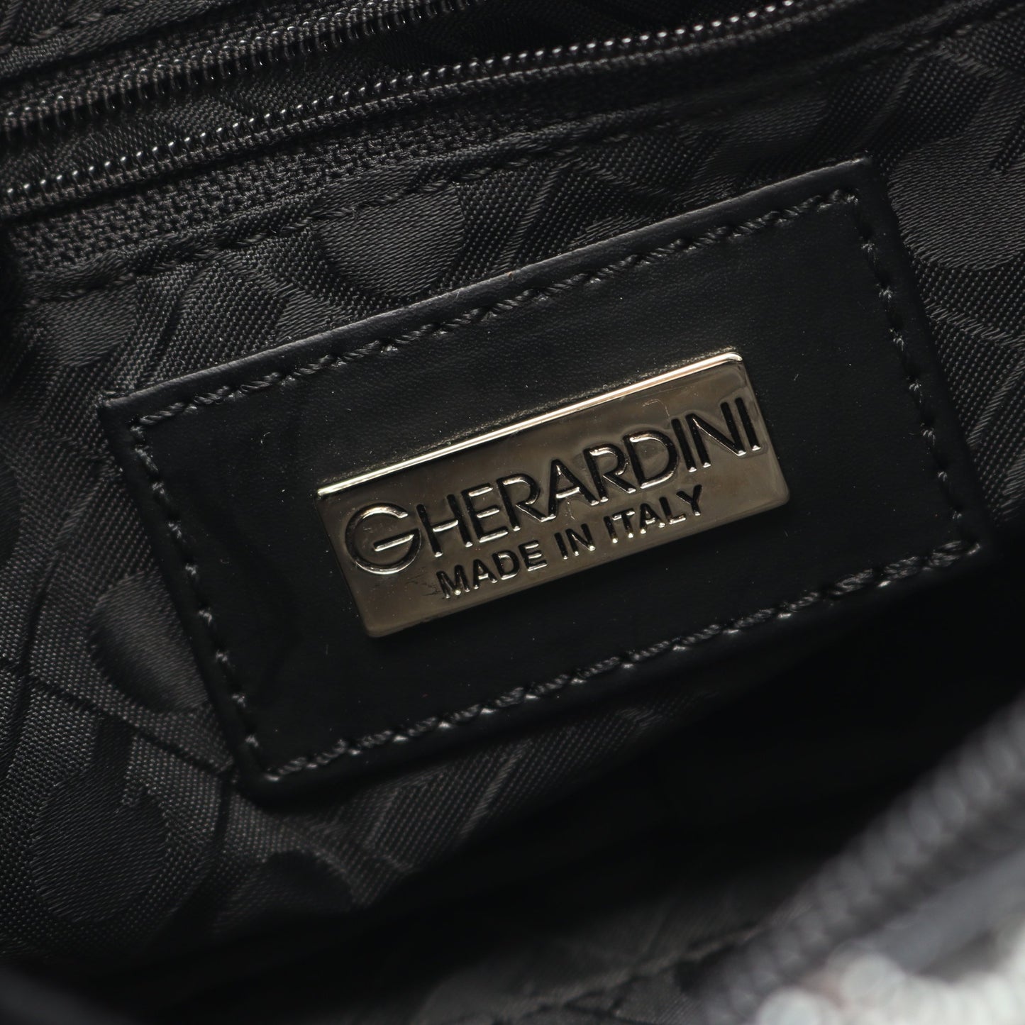 ショルダーバッグ PVC レザー ブラック ゲラルディーニ バッグ GHERARDINI