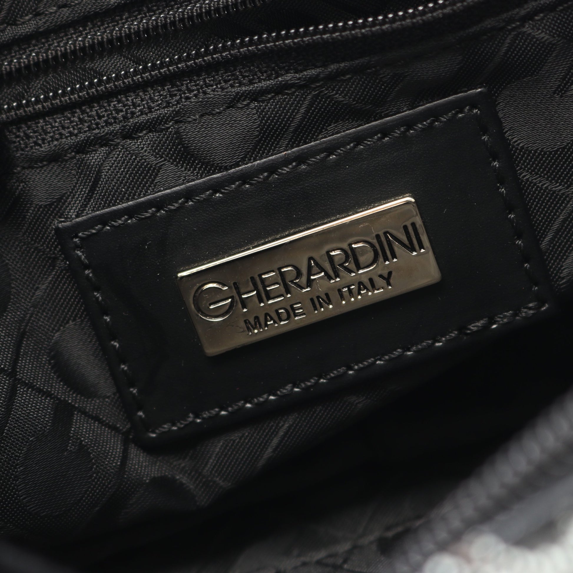 ショルダーバッグ PVC レザー ブラック ゲラルディーニ バッグ GHERARDINI
