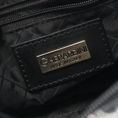 ショルダーバッグ PVC レザー ブラック ゲラルディーニ バッグ GHERARDINI