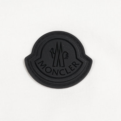 ラバーロゴ Tシャツ コットン ホワイト ブラック モンクレール トップス MONCLER