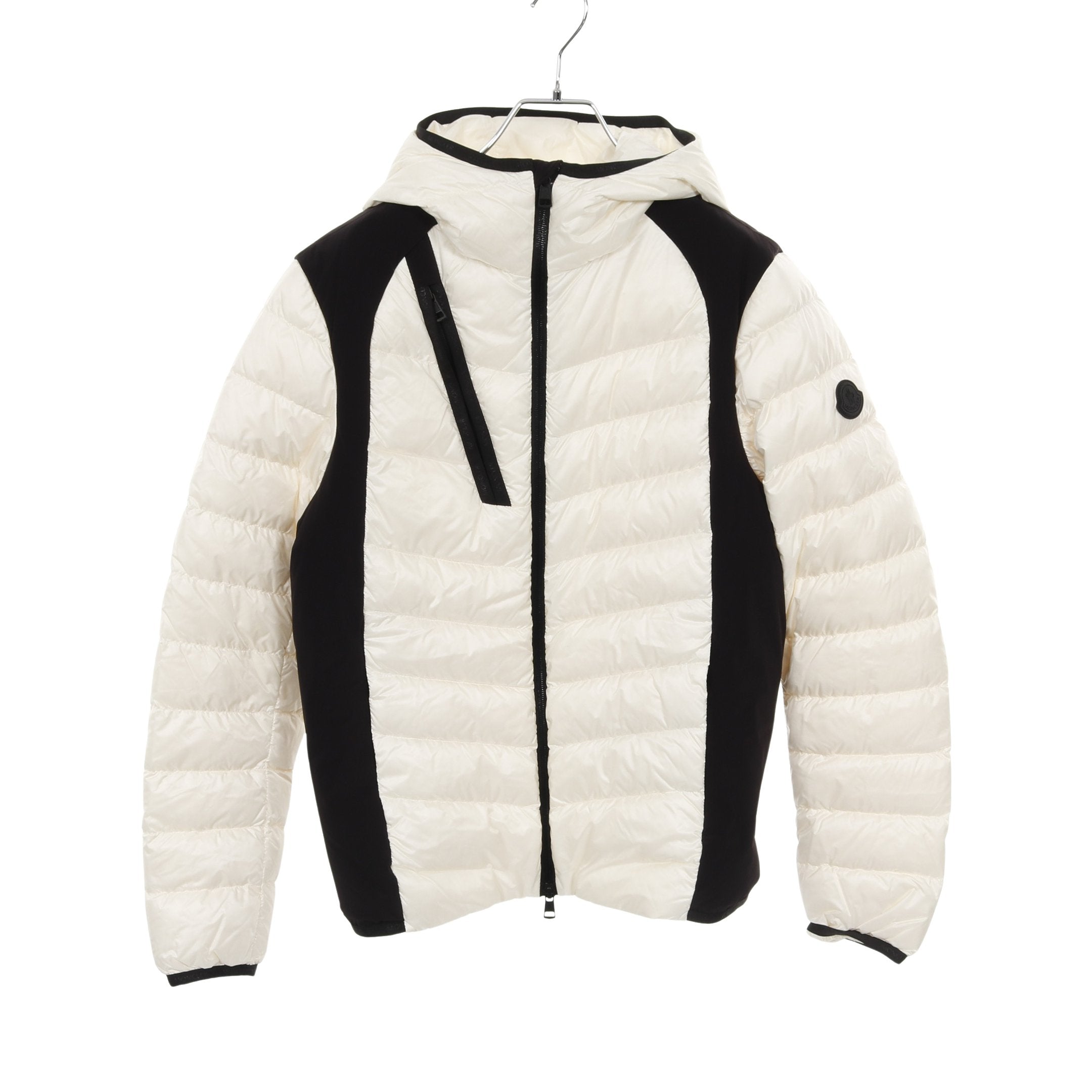 MONCLER DEFFEYES ダウンジャケット2 ブラック 20AW DEFFEYES ダウンジャケット ナイロン オフホワイト ブラック フード