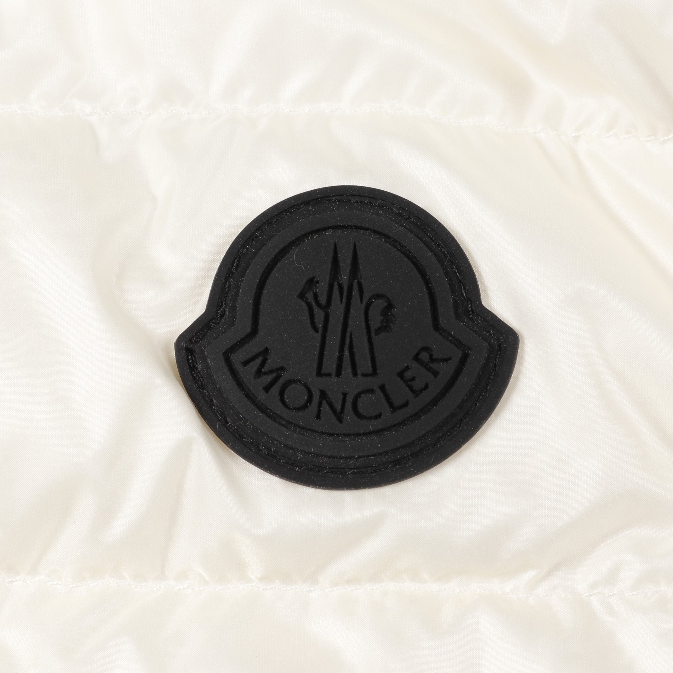 DEFFEYES ダウンジャケット ナイロン オフホワイト ブラック フード