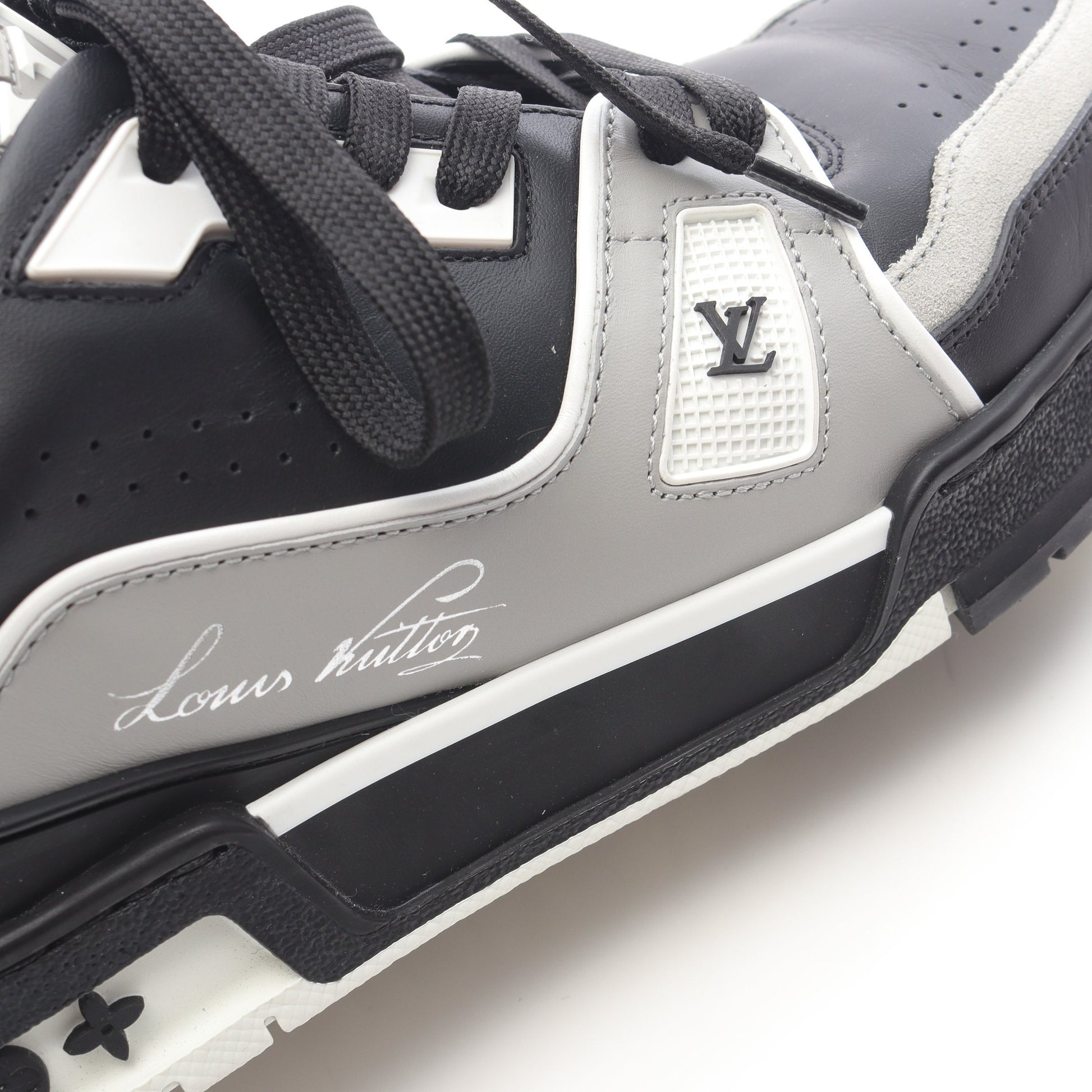 LVトレイナー #54 スニーカー レザー スエード ブラック グレー ホワイト ルイヴィトン シューズ LOUIS VUITTON