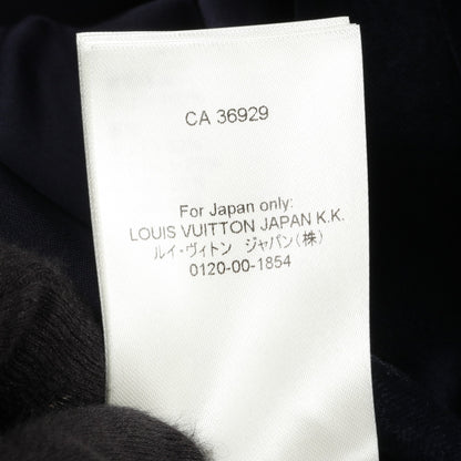 LVロゴ イブニング ブルゾン ベロア ネイビー ルイヴィトン アウター LOUIS VUITTON
