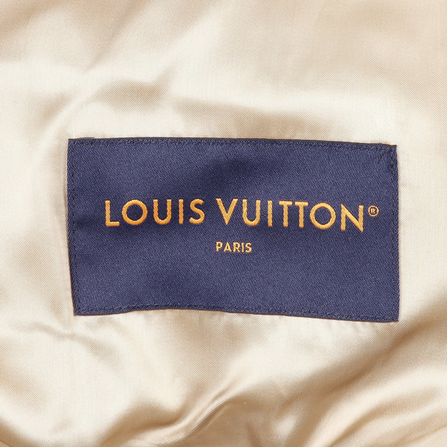 エンブロイダードコットンブレンドボンバー ジャケット コットン ベージュ 24AW ルイヴィトン アウター LOUIS VUITTON