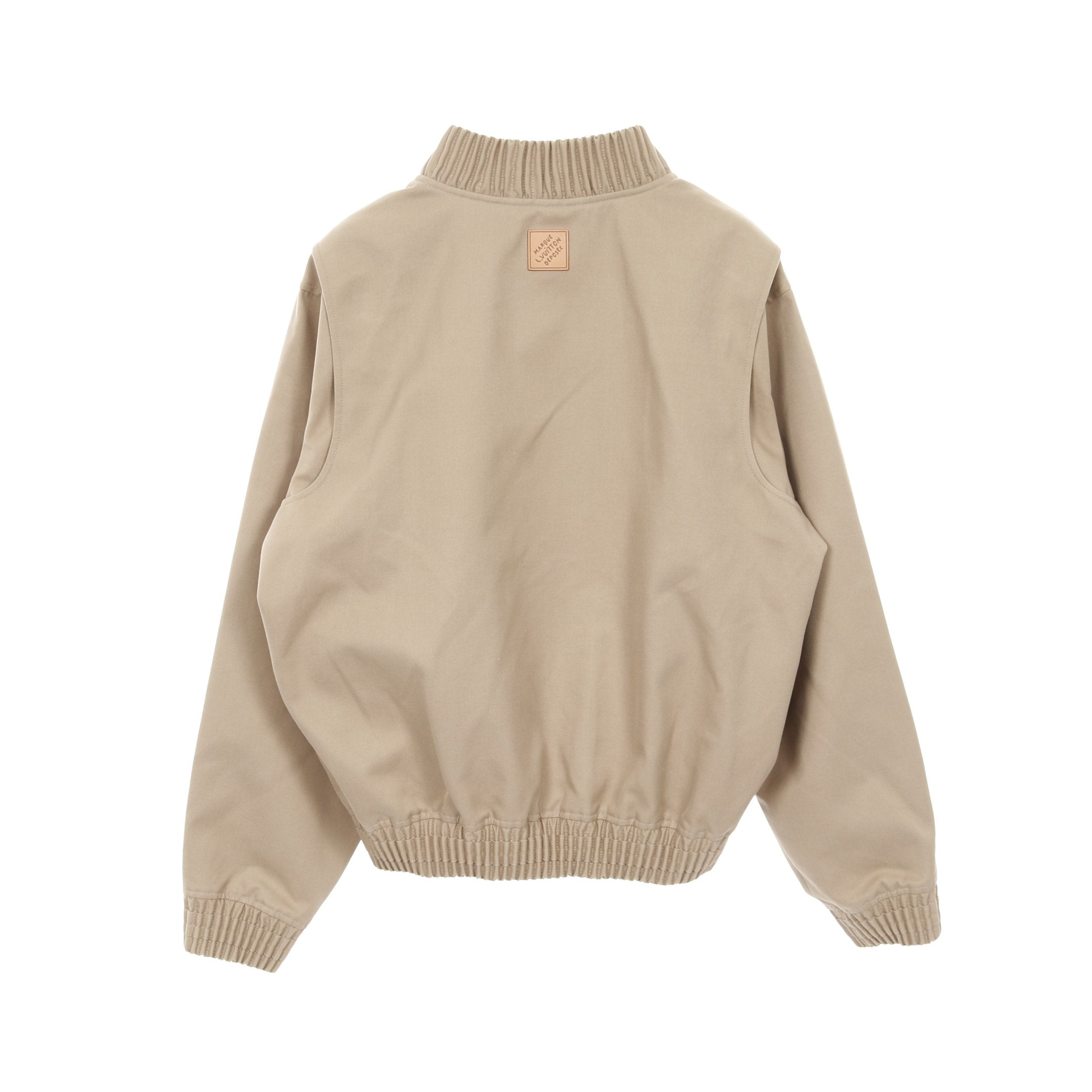 エンブロイダードコットンブレンドボンバー ジャケット コットン