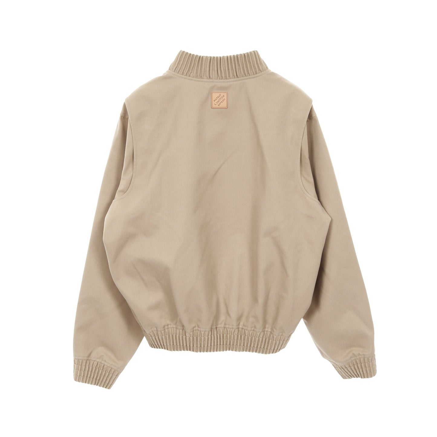 エンブロイダードコットンブレンドボンバー ジャケット コットン ベージュ 24AW ルイヴィトン アウター LOUIS VUITTON