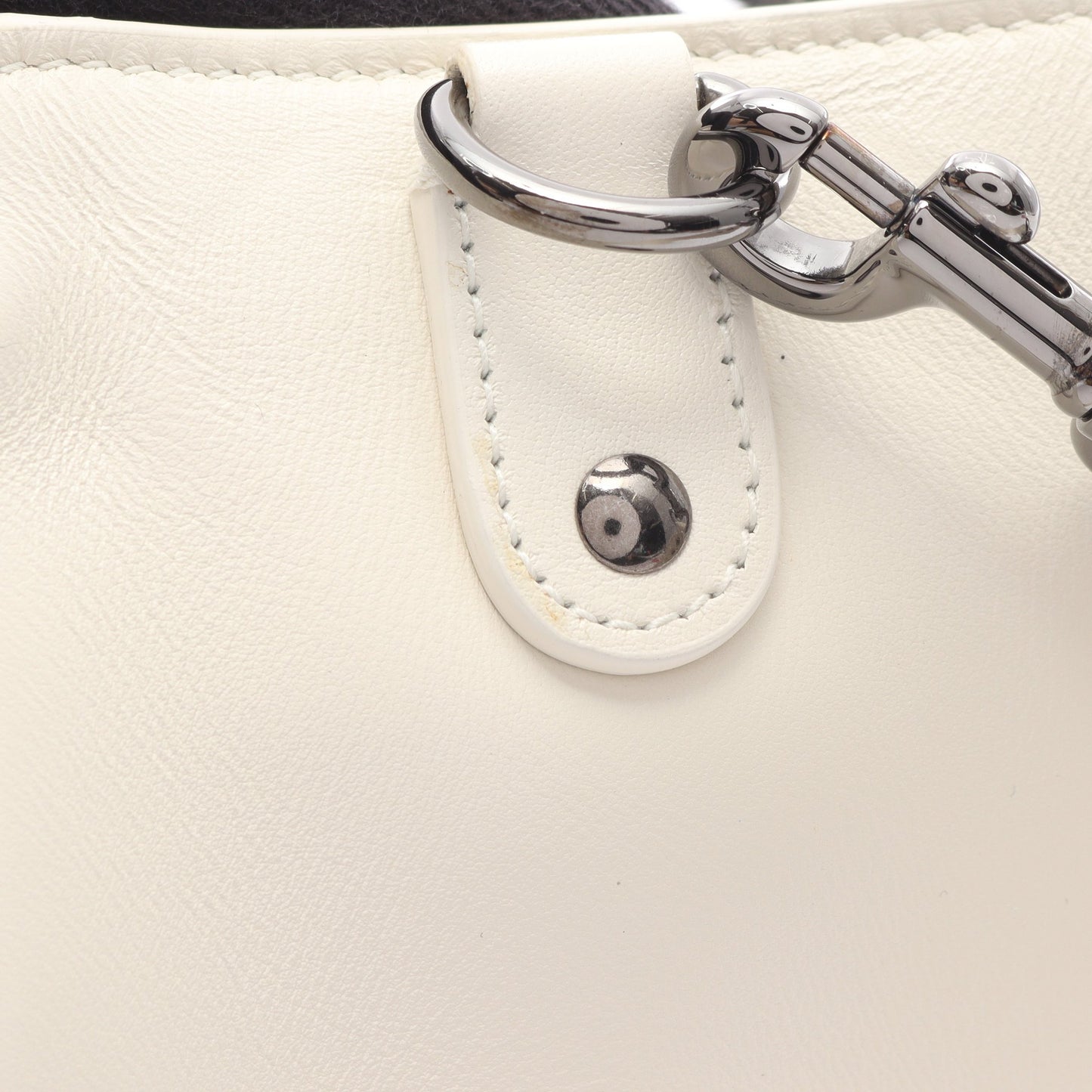 レディ 95.22 カナージュ ハンドバッグ レザー ホワイト 2WAY クリスチャンディオール バッグ Christian Dior