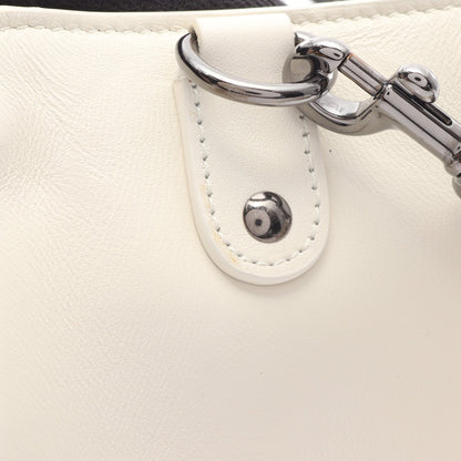 レディ 95.22 カナージュ ハンドバッグ レザー ホワイト 2WAY クリスチャンディオール バッグ Christian Dior