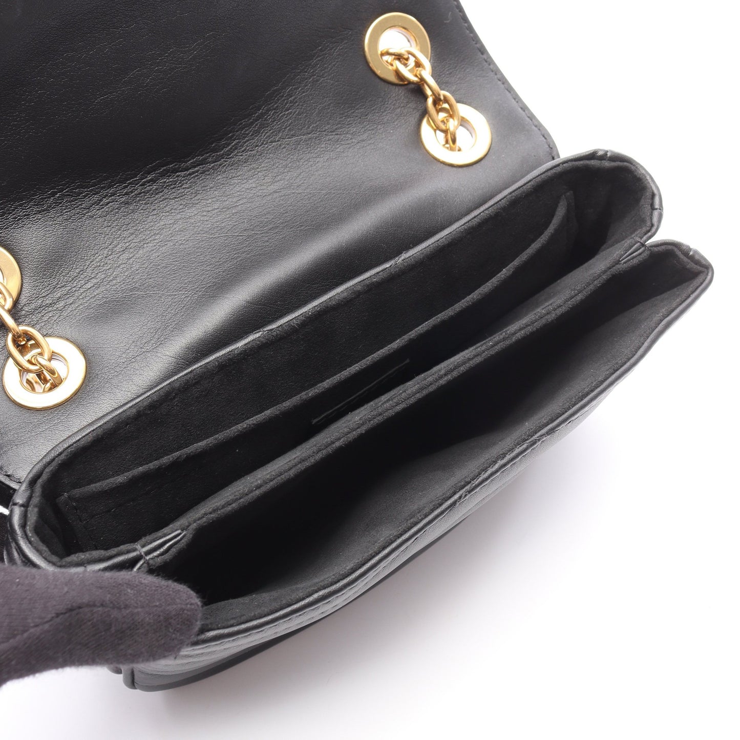 ニューウェーブ チェーンバッグPM チェーンショルダーバッグ レザー ブラック ルイヴィトン バッグ LOUIS VUITTON