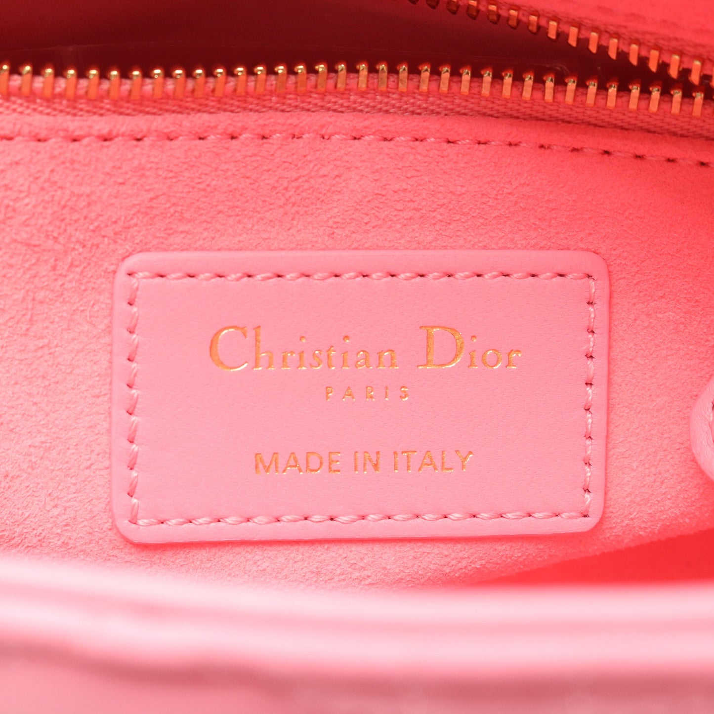 レディディオール ミニ カナージュ ハンドバッグ レザー ピンク 2WAY クリスチャンディオール バッグ Christian Dior