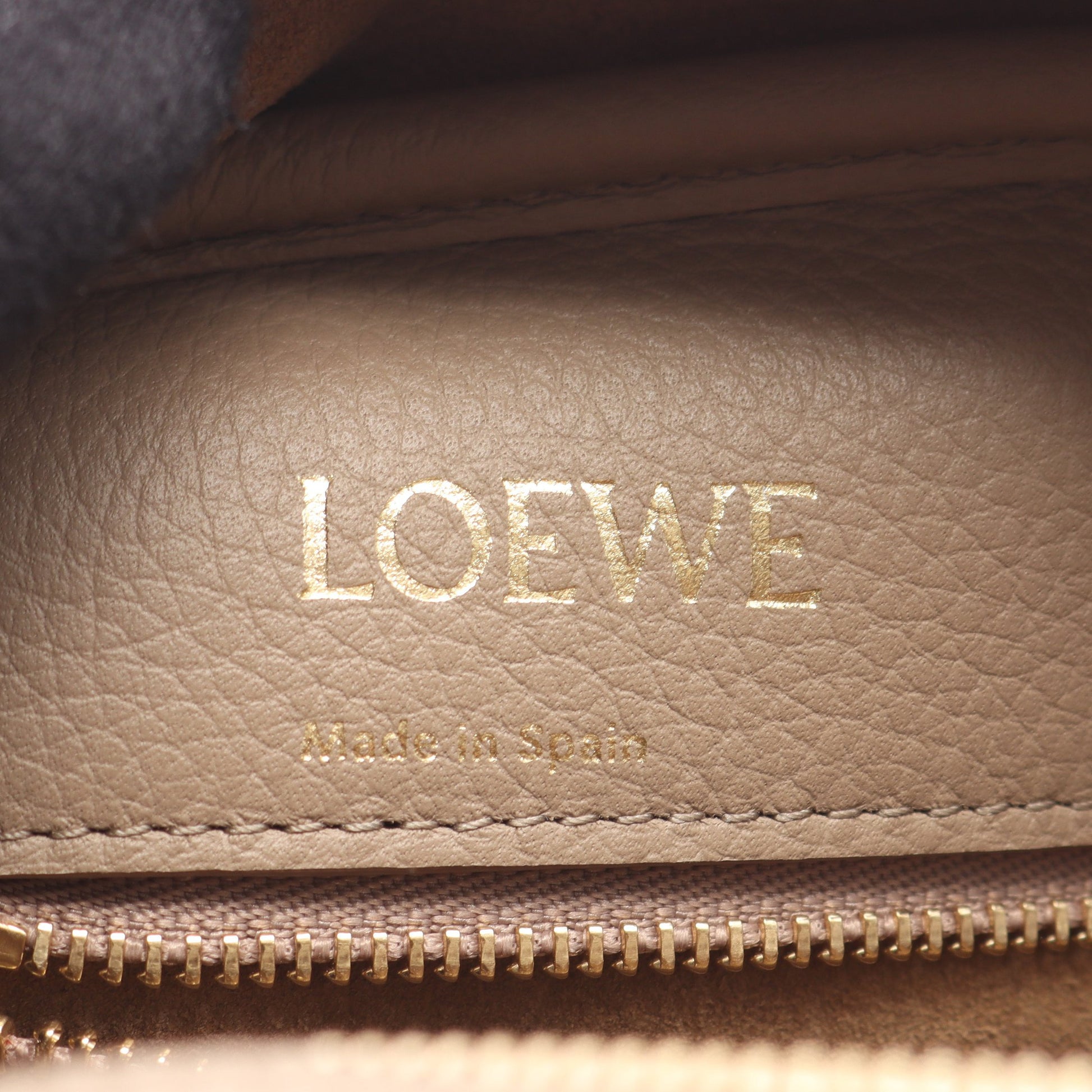 アマソナ28 ハンドバッグ レザー ベージュ 2WAY ロエベ バッグ LOEWE