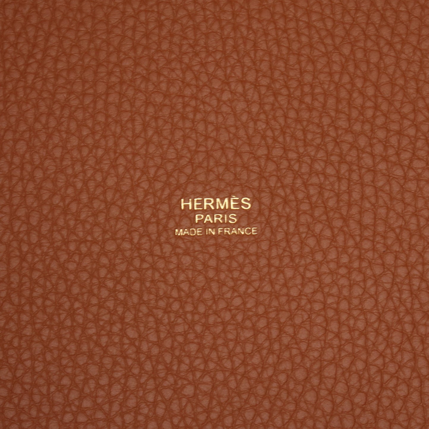 ピコタンロックMM ゴールド ハンドバッグ トリヨンクレマンス ブラウン ゴールド金具 B刻印 エルメス バッグ HERMES