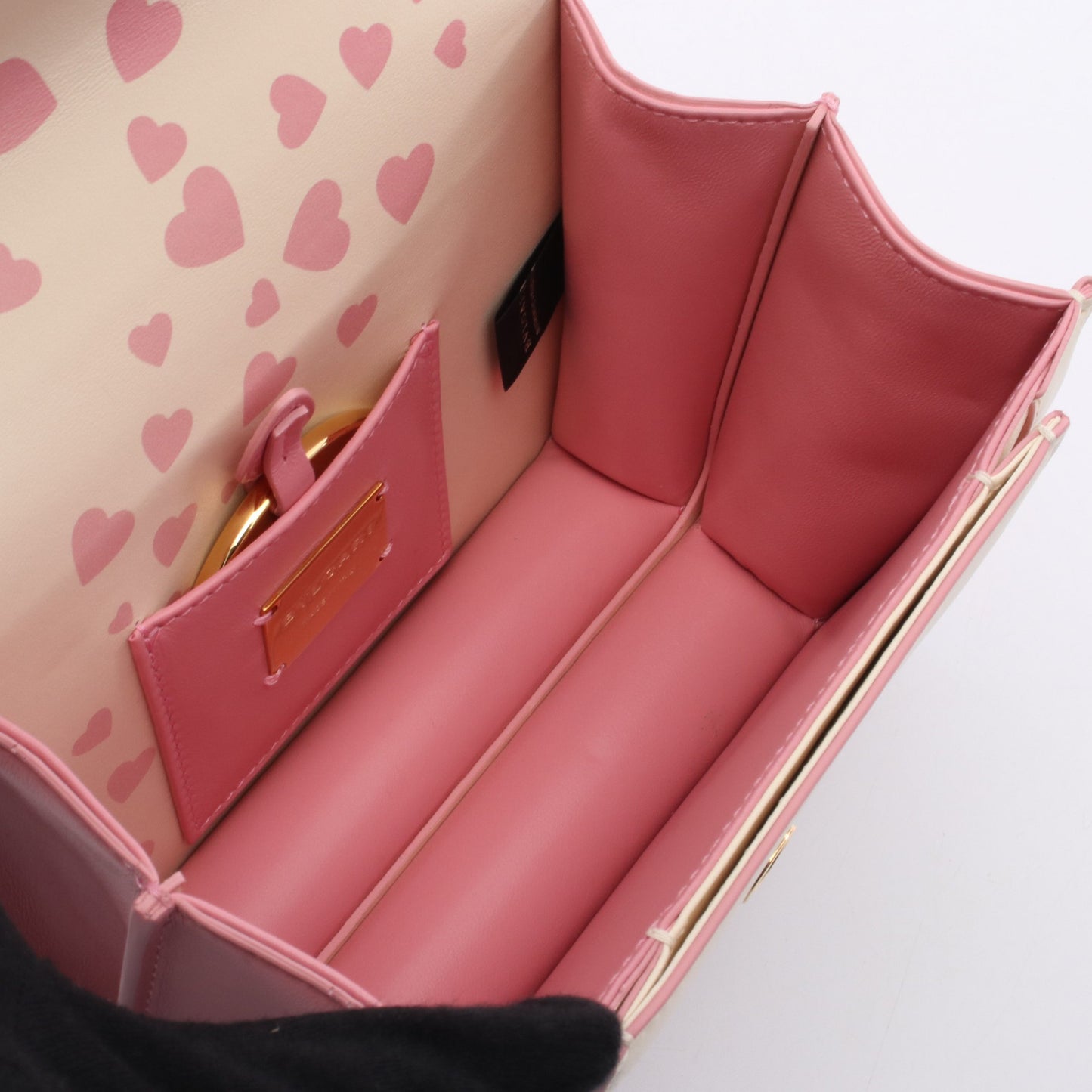 セルペンティ フォーエバー チェーンハンドバッグ レザー アイボリー ピンク 2WAY ブルガリ バッグ BVLGARI