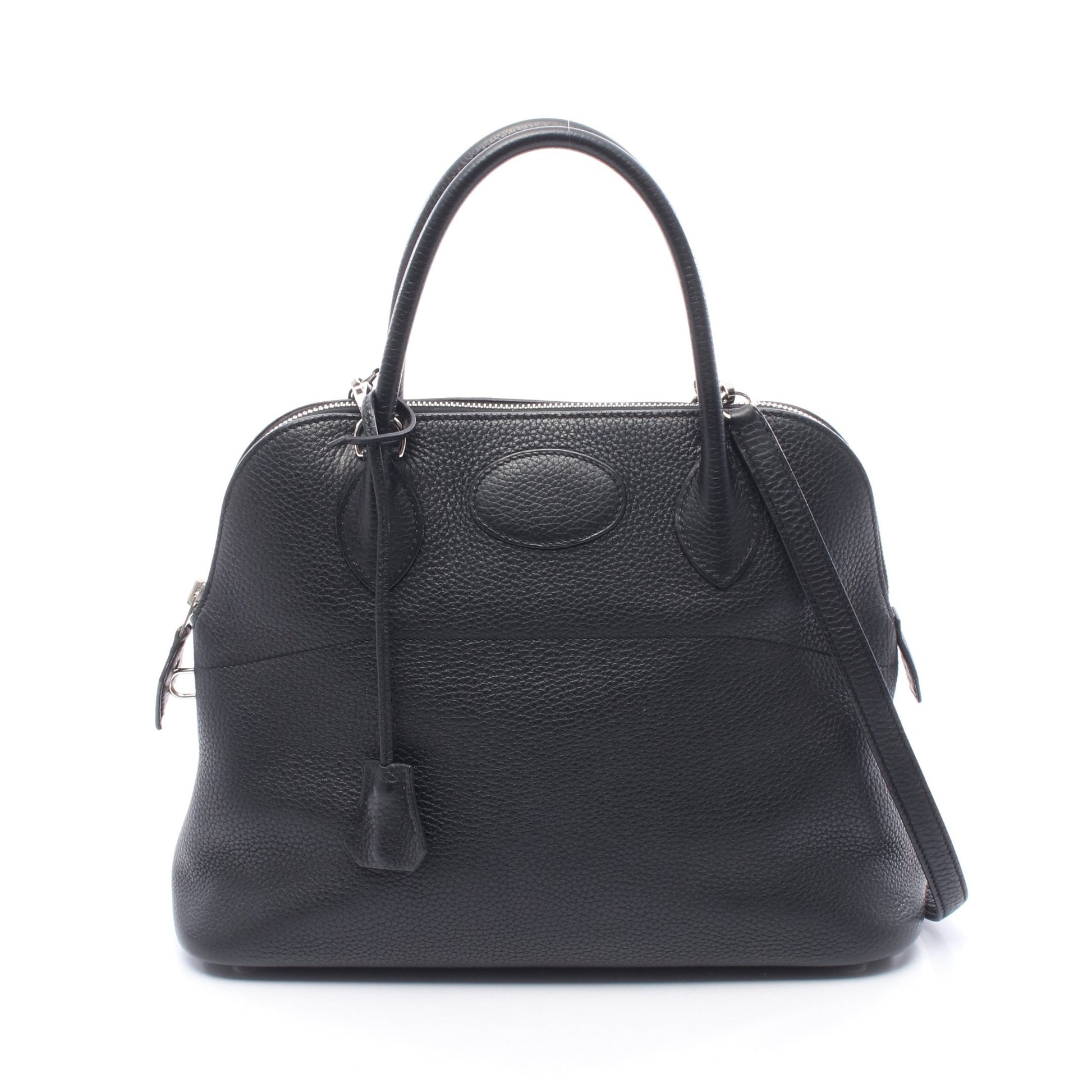 ボリード31 ハンドバッグ トリヨンクレマンス ブラック シルバー金具 2WAY X刻印 エルメス バッグ HERMES