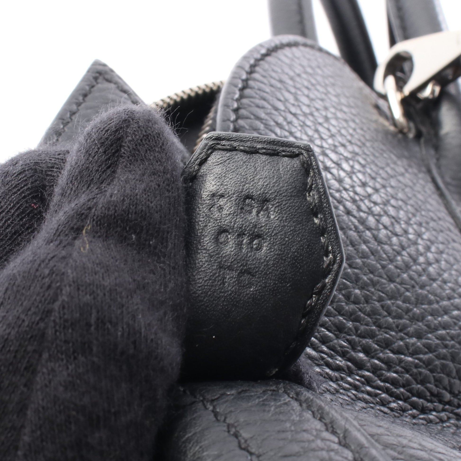 ボリード31 ハンドバッグ トリヨンクレマンス ブラック シルバー金具 2WAY X刻印 エルメス バッグ HERMES