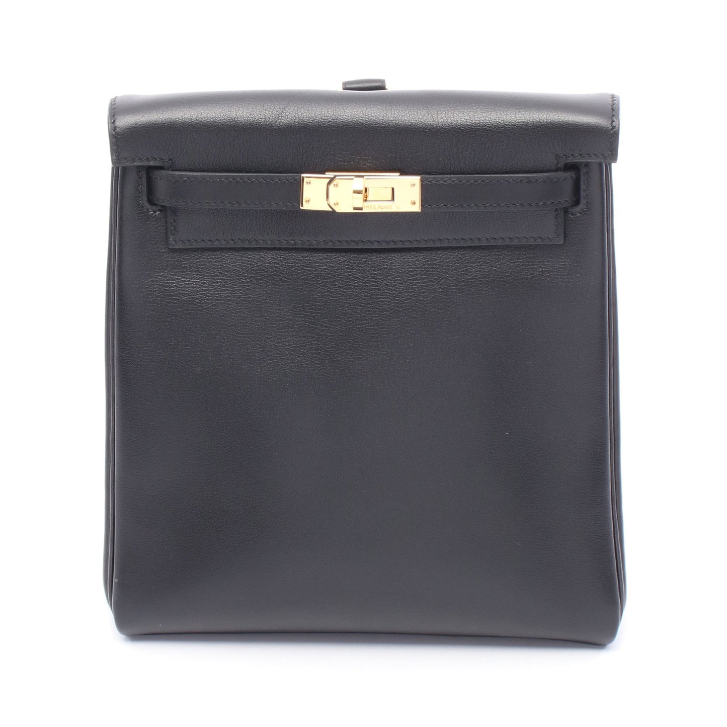 ケリーアドPM バックパック リュックサック ヴォーガリバー ブラック ゴールド金具 C刻印 エルメス バッグ HERMES