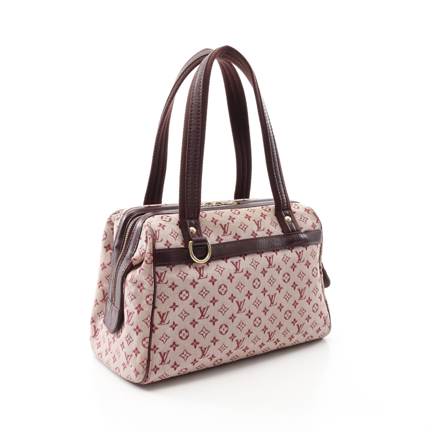 ジョセフィーヌPM モノグラムミニ スリーズ ハンドバッグ キャンバス レザー ピンク ボルドー ルイヴィトン バッグ LOUIS VUITTON