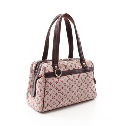 ジョセフィーヌPM モノグラムミニ スリーズ ハンドバッグ キャンバス レザー ピンク ボルドー ルイヴィトン バッグ LOUIS VUITTON