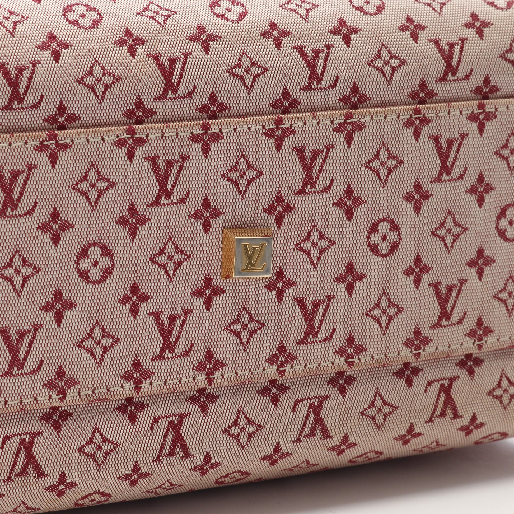 ジョセフィーヌPM モノグラムミニ スリーズ ハンドバッグ キャンバス レザー ピンク ボルドー ルイヴィトン バッグ LOUIS VUITTON