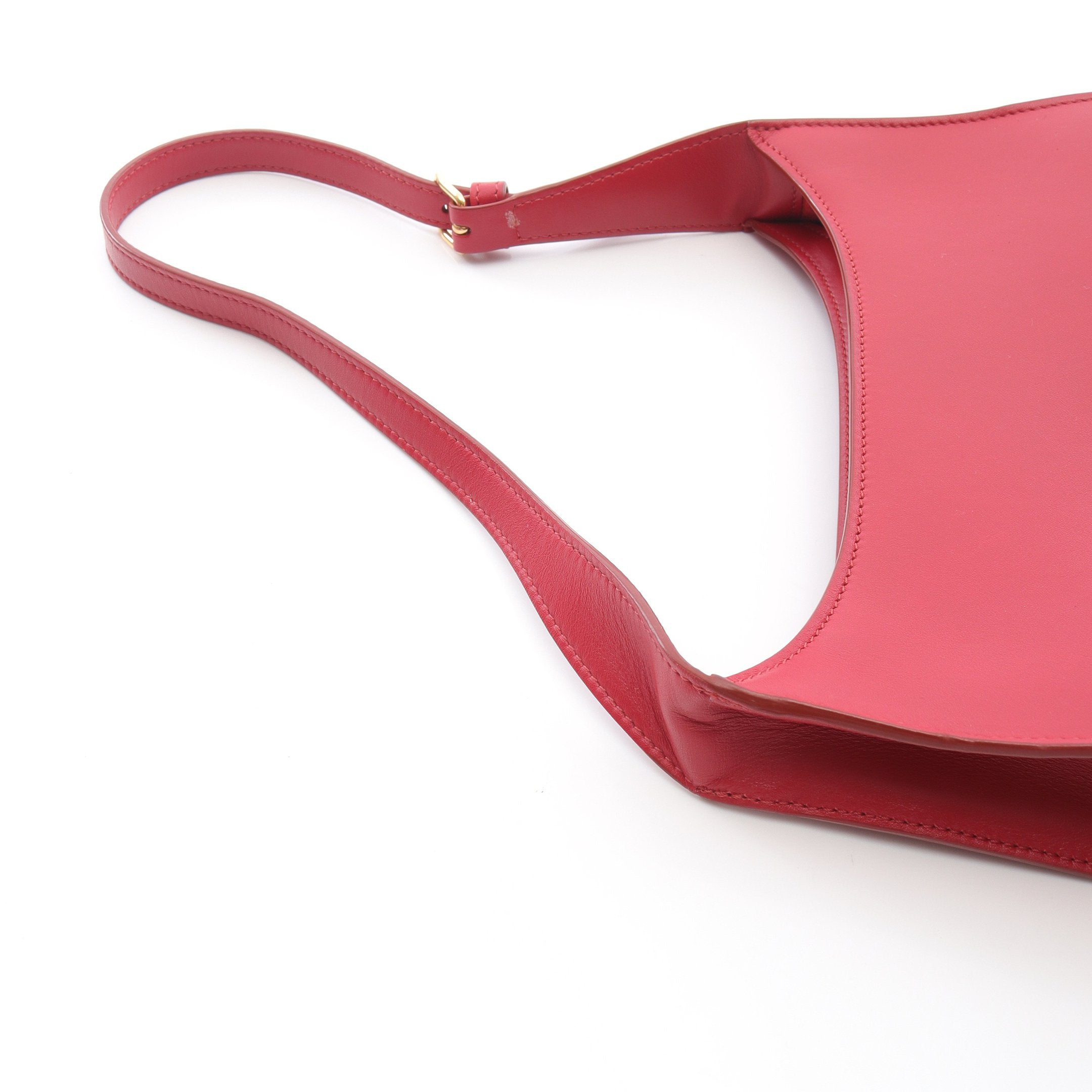 キュイル トリオンフ ワンショルダーバッグ レザー レッド セリーヌ