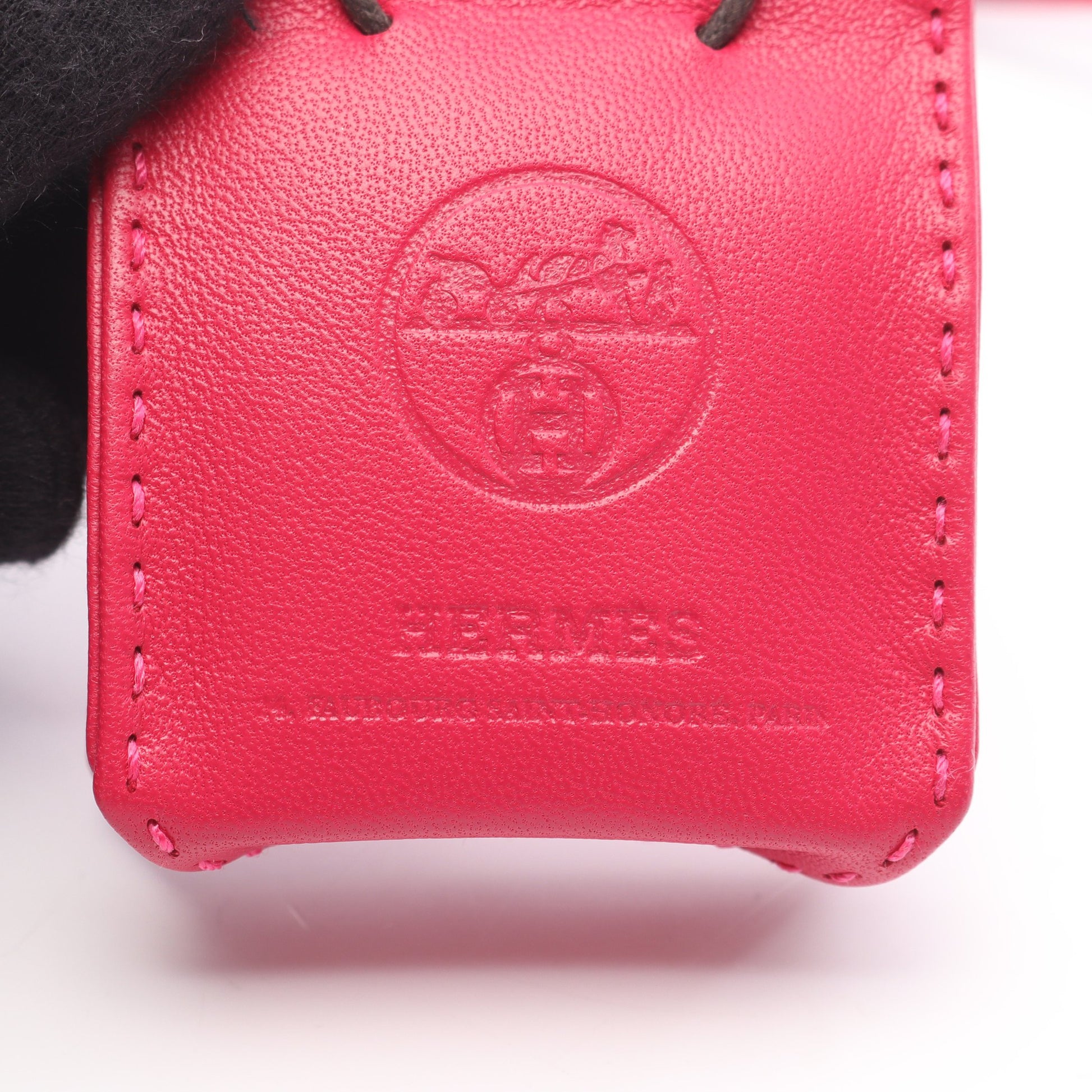 サックオランジュ ローズメキシコ バッグチャーム アニョーミロ ピンクパープル Y刻印 エルメス 財布・小物 HERMES