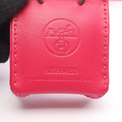 サックオランジュ ローズメキシコ バッグチャーム アニョーミロ ピンクパープル Y刻印 エルメス 財布・小物 HERMES