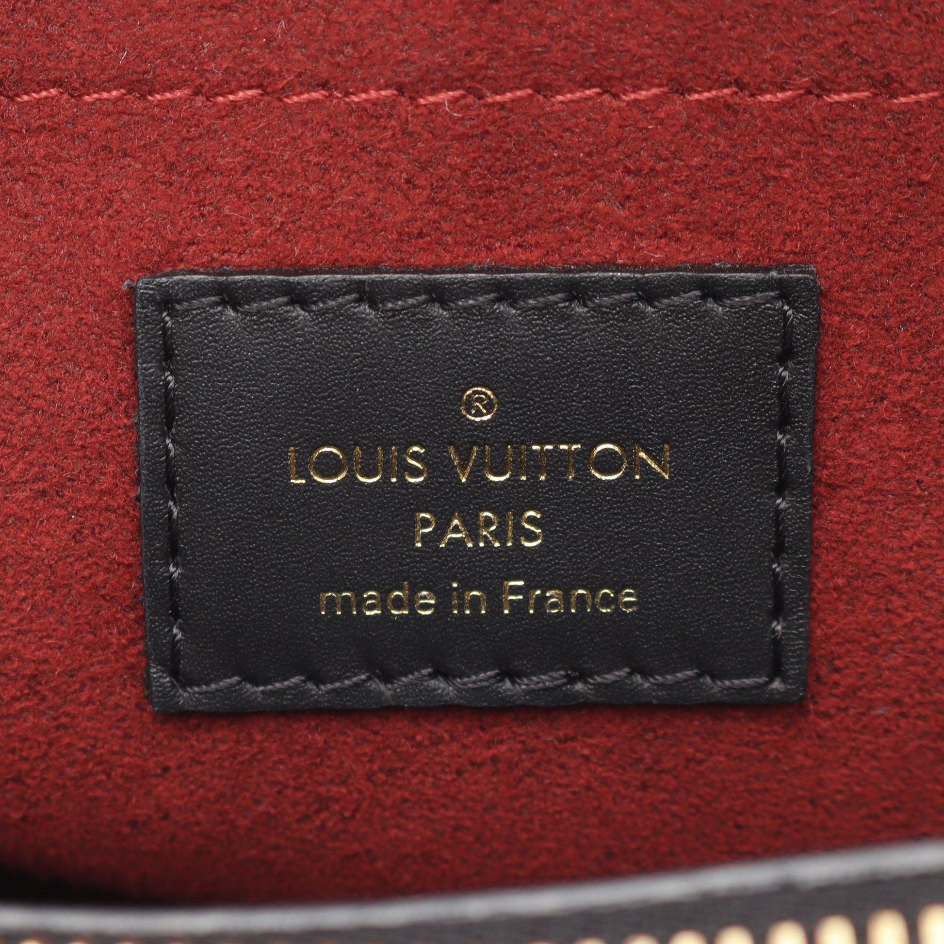 モンテーニュBB バイカラーモノグラムアンプラント ハンドバッグ レザー ブラック ベージュ ルイヴィトン バッグ LOUIS VUITTON