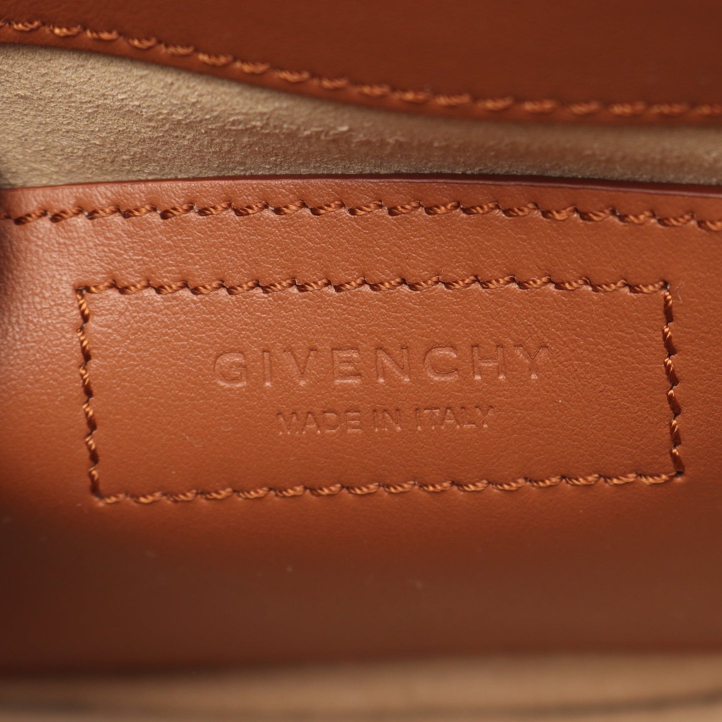 インフィニティ ミニサドル ショルダーバッグ レザー ブラウン ジバンシィ バッグ GIVENCHY
