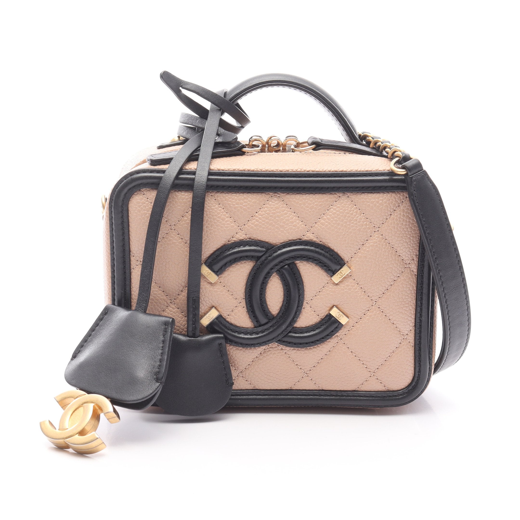 CHANEL シャネル チェーンショルダー バッグ CCフィリグリー ミニバッグ