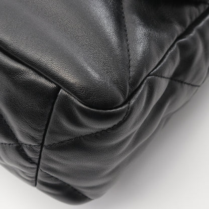 19 ディズヌフ マトラッセ チェーンショルダーバッグ ラムスキン ブラック コンビ金具 2WAY シャネル バッグ CHANEL