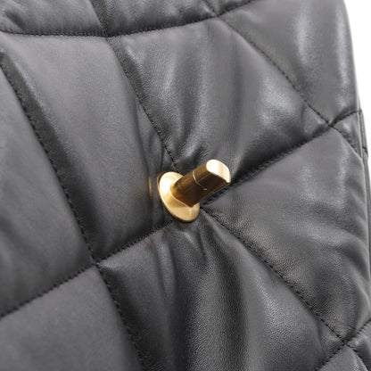 19 ディズヌフ マトラッセ チェーンショルダーバッグ ラムスキン ブラック コンビ金具 2WAY シャネル バッグ CHANEL