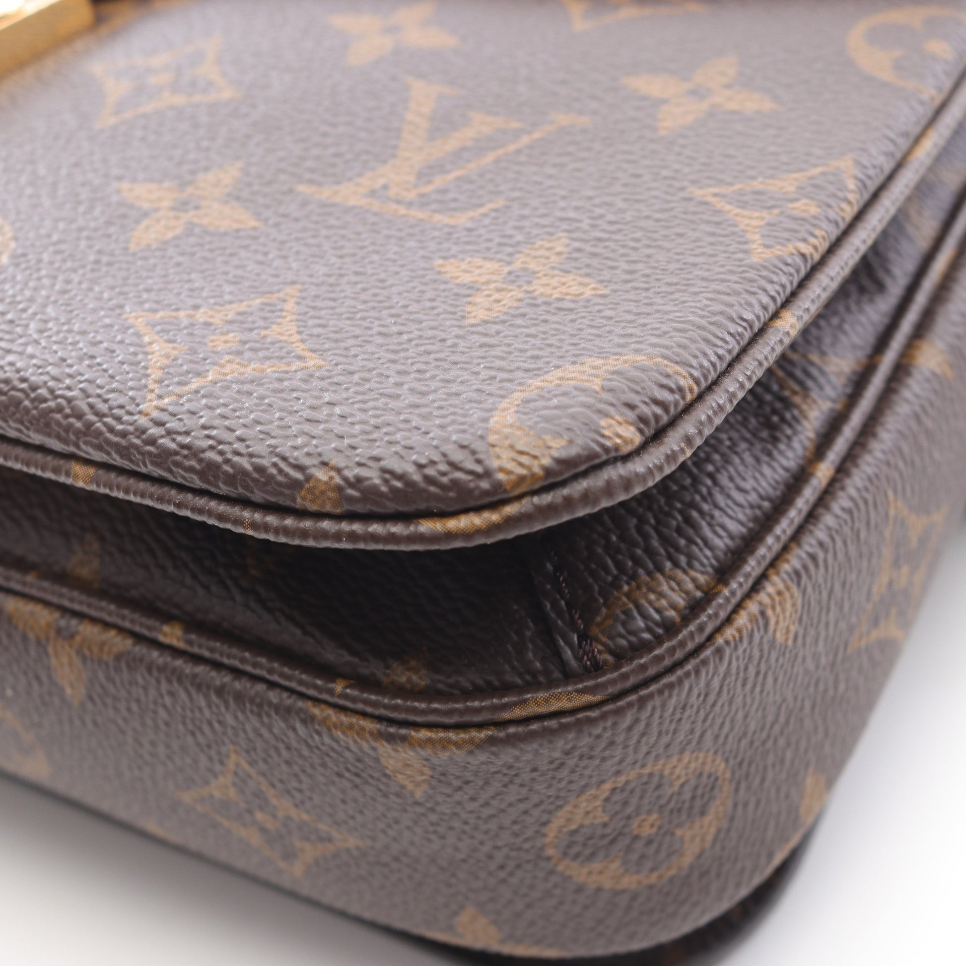 ポシェット メティス MM モノグラム ハンドバッグ PVC レザー ブラウン 2WAY ルイヴィトン バッグ LOUIS VUITTON