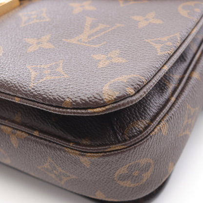 ポシェット メティス MM モノグラム ハンドバッグ PVC レザー ブラウン 2WAY ルイヴィトン バッグ LOUIS VUITTON