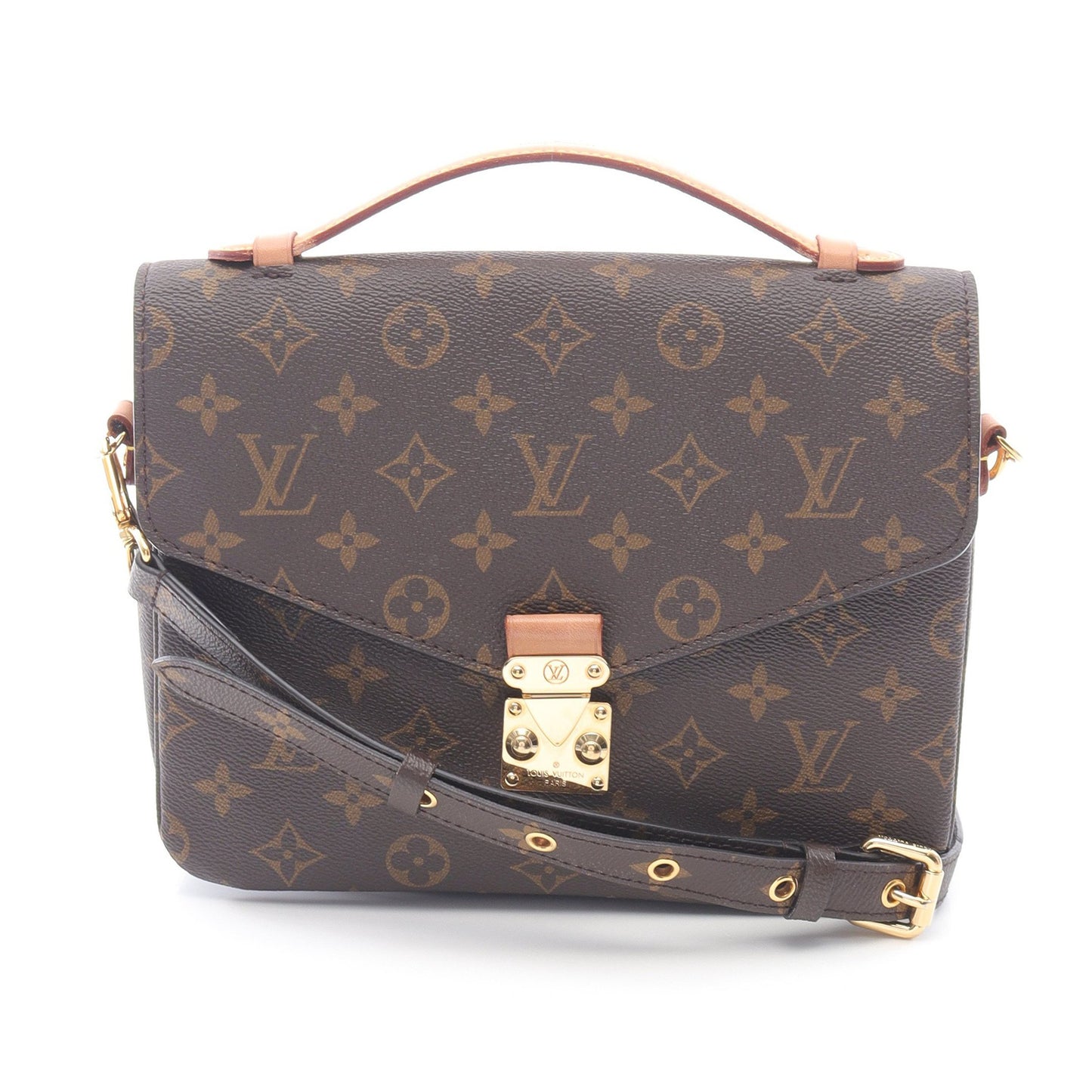 ポシェット メティス MM モノグラム ハンドバッグ PVC レザー ブラウン 2WAY ルイヴィトン バッグ LOUIS VUITTON